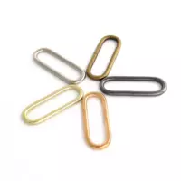 Pack of 5000 Welded Metal Ring - Oval Ring